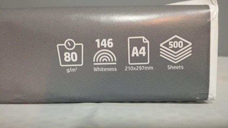 Papierstärke von 80 g/m²