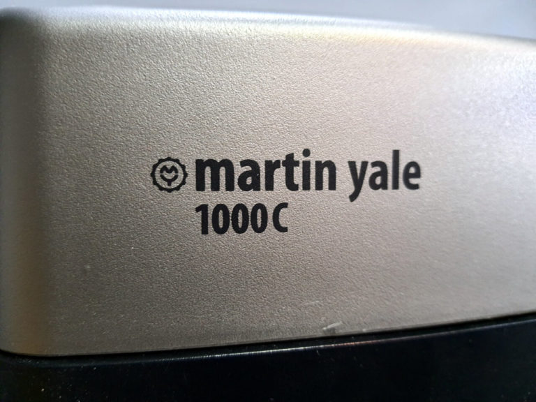 Martin Yale 1000C Beschriftung
